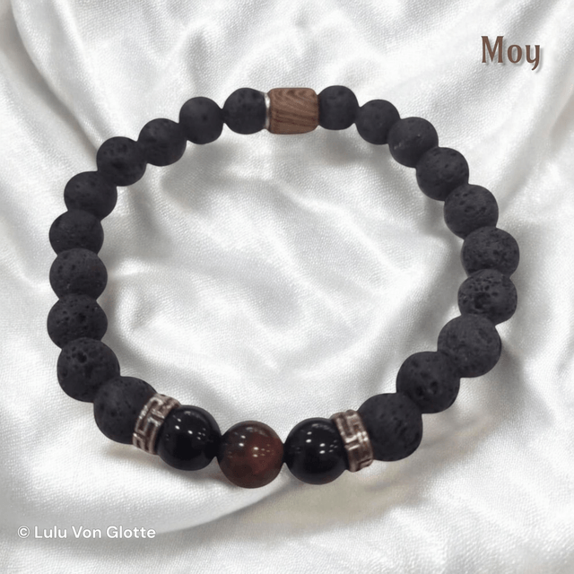 MOY (Pierre de lave, Onyx et Œil de taureau)