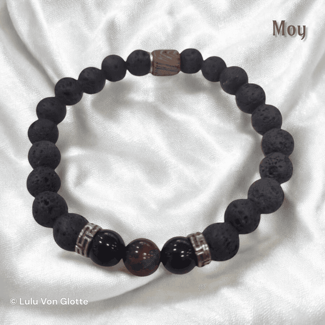 MOY (Pierre de lave, Onyx et Œil de taureau)